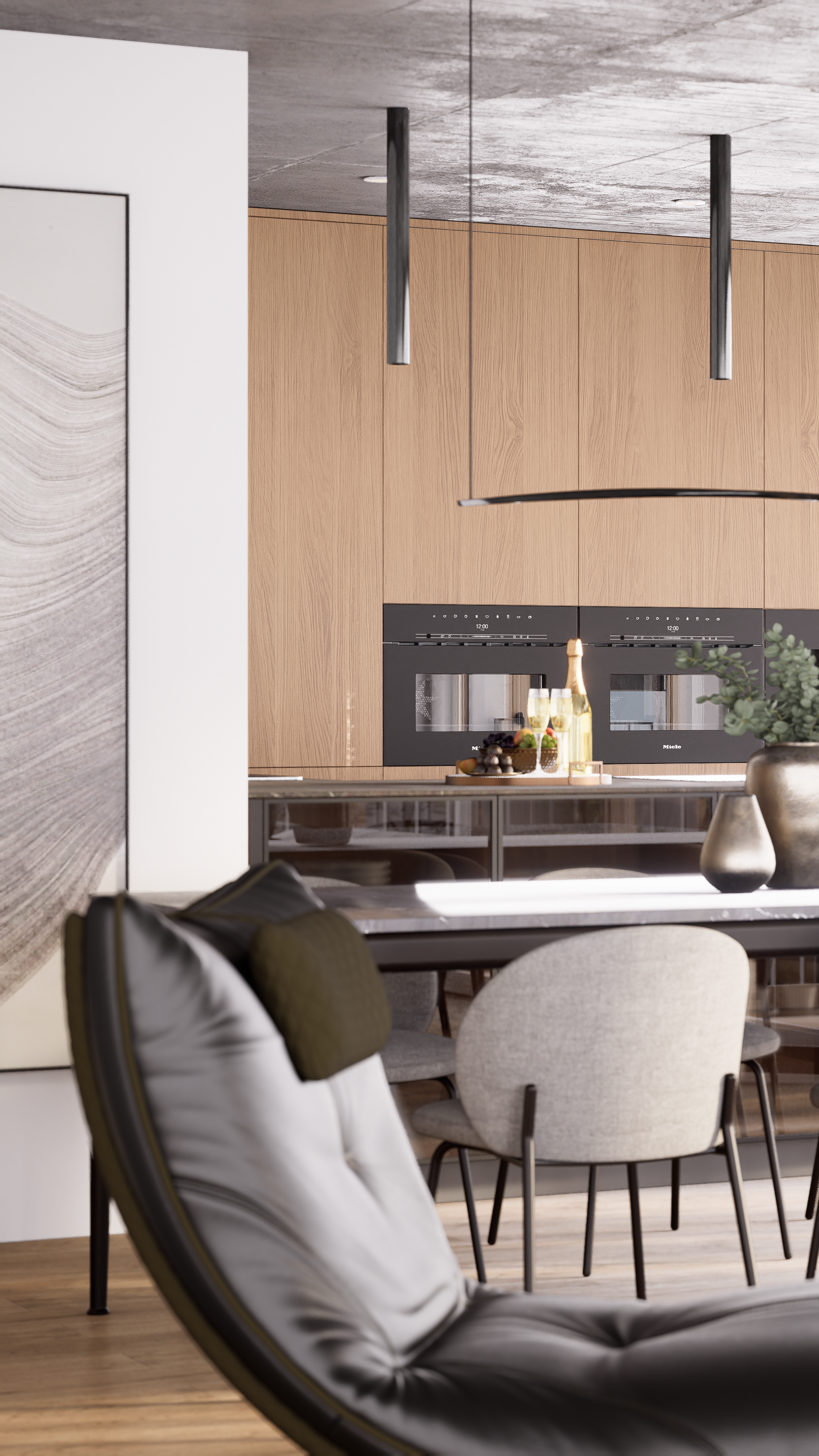 Modern interior detail